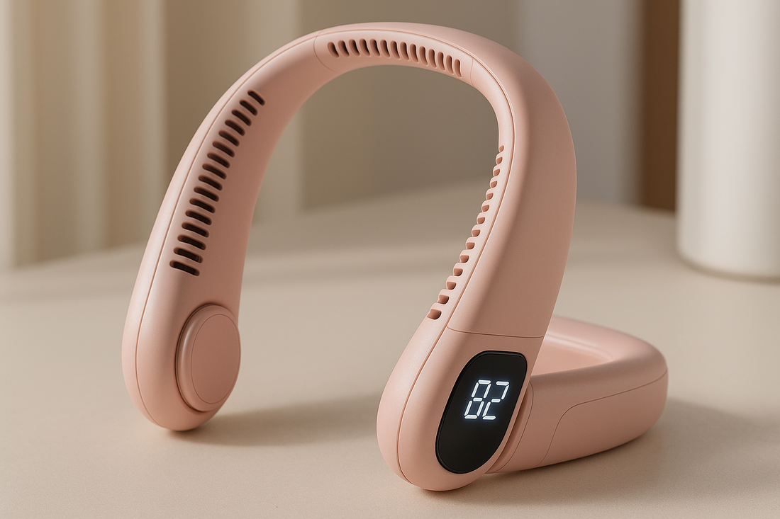 Hands-Free USB Rechargeable Neck Fan