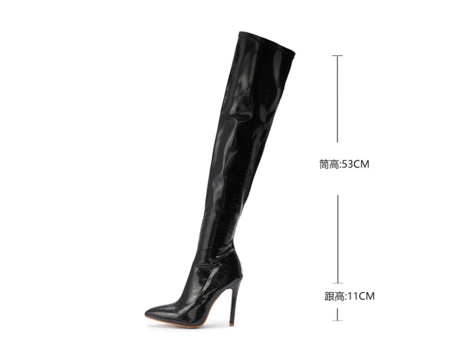 Banquet Botas Sexy Thigh-High Boots with Stiletto Heels - Luxury Women's Footwear - vitaliqa