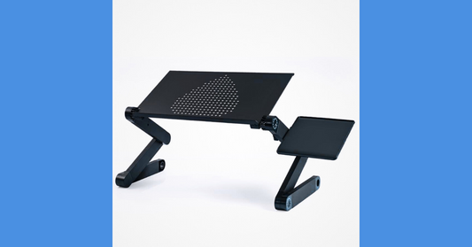Vertical Laptop Stand – Foldable Aluminum Holder