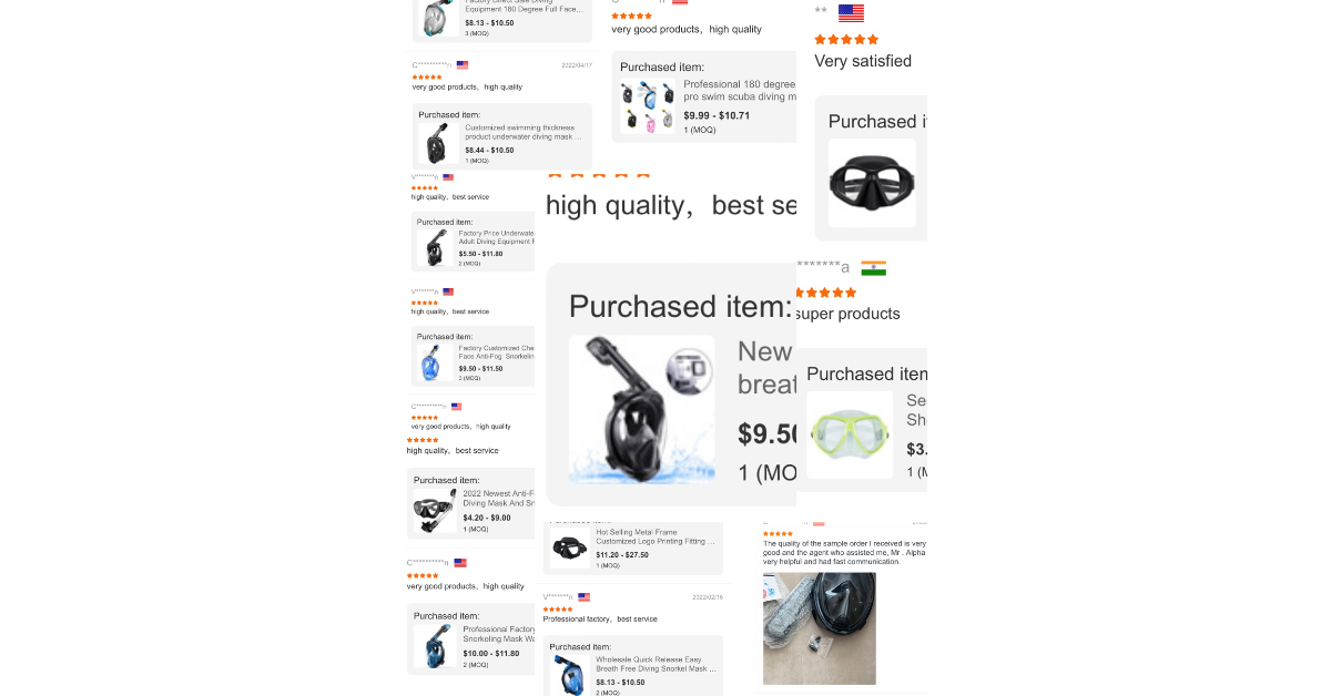 Full Face Snorkel Mask – 180° Wide View & Anti-Leak Design