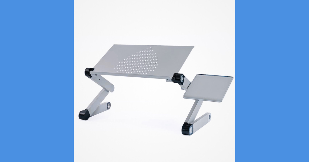 Vertical Laptop Stand – Foldable Aluminum Holder