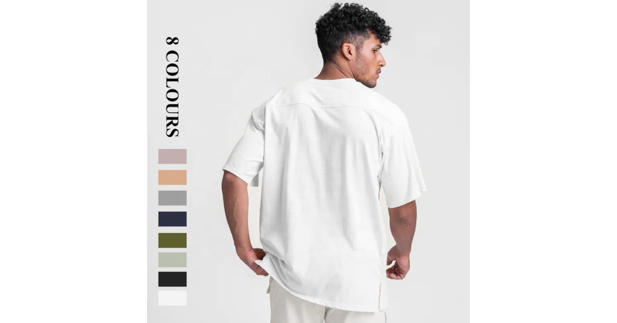 Men’s Oversized T-Shirt | Cotton Gym & Casual