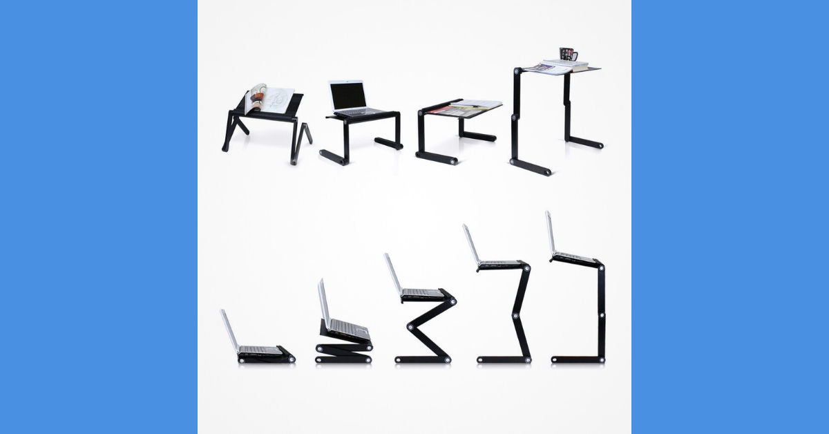 Vertical Laptop Stand – Foldable Aluminum Holder