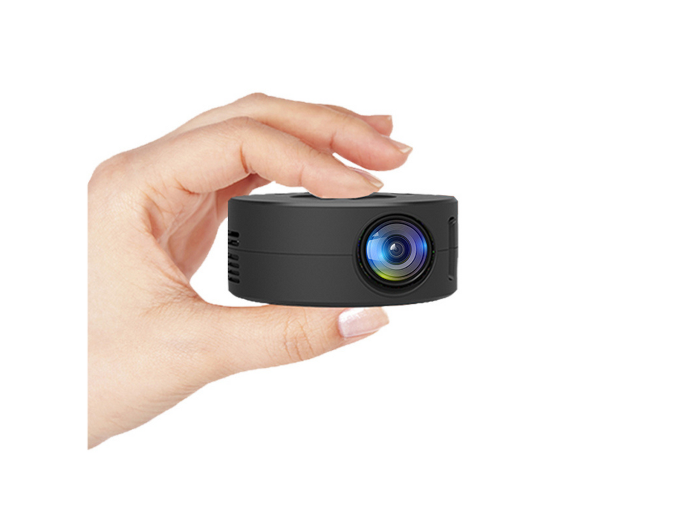 Tiny Style YT200 Mini Portable Projector – Pocket-Sized LCD Projector with Built-In Speakers