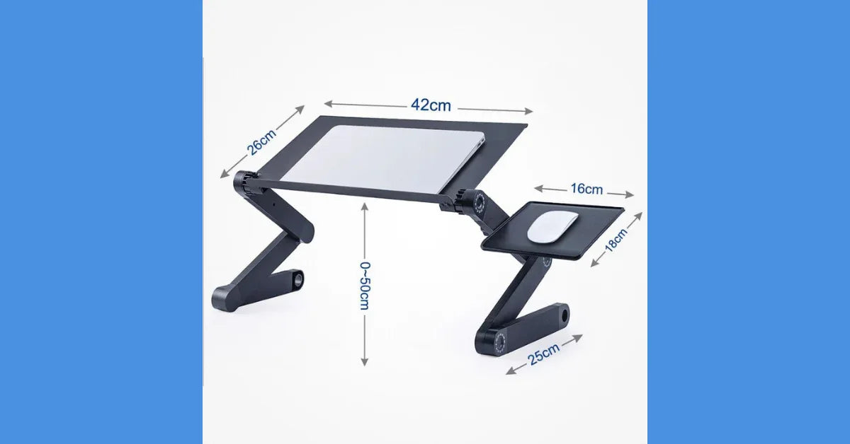 Vertical Laptop Stand – Foldable Aluminum Holder - vitaliqa