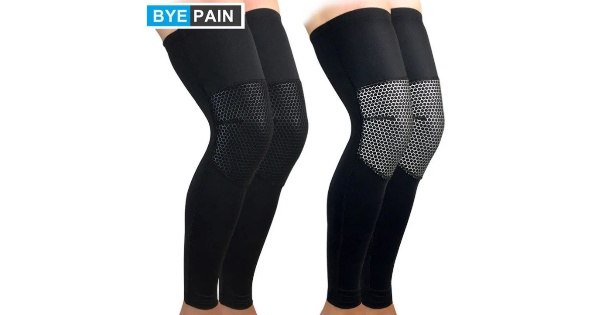 BYEPAIN Full Leg Compression Sleeve – Professional Knee Support for Men & Women