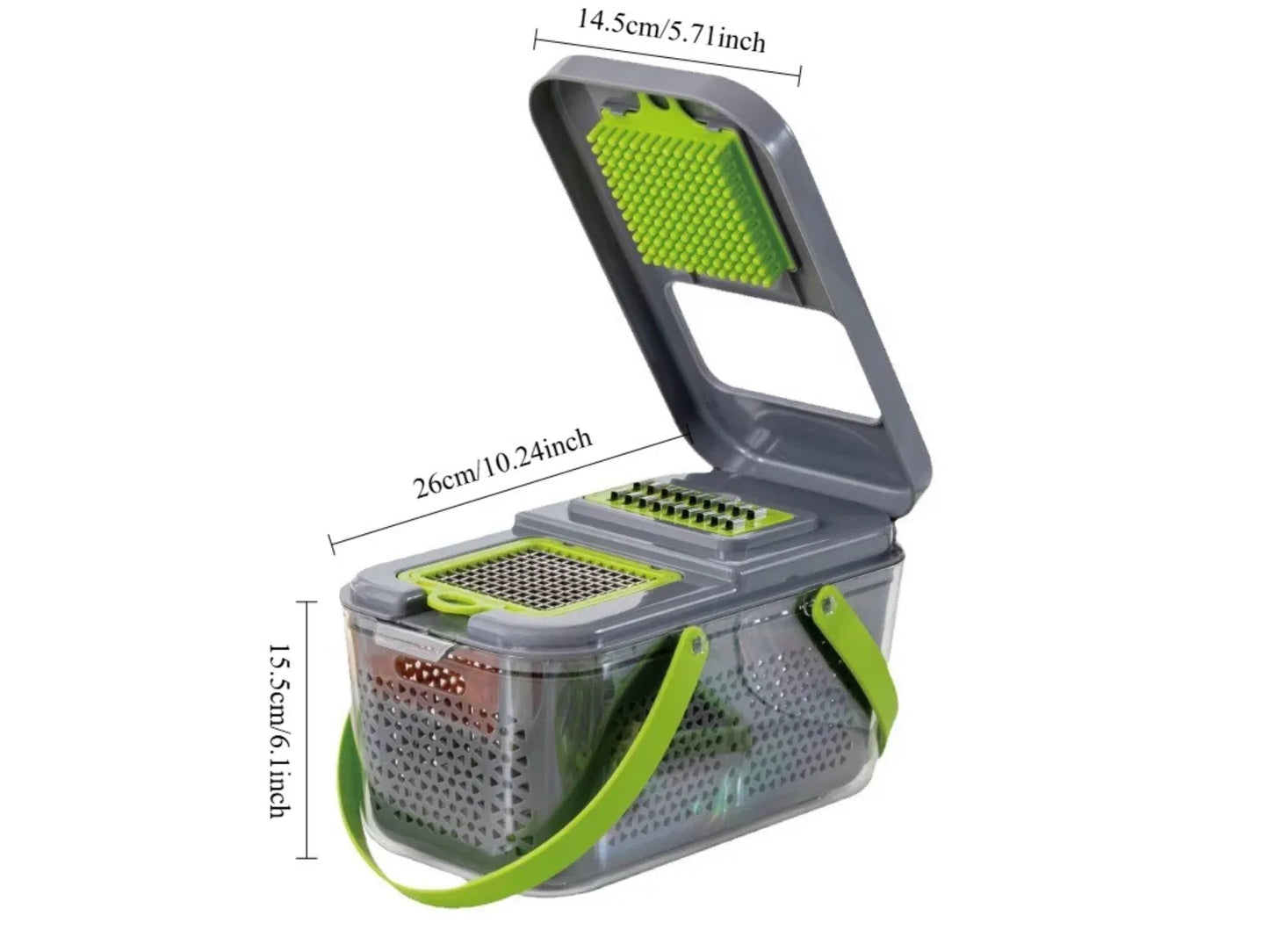 16-in-1 Multifunctional Vegetable Chopper – Slice, Dice & Mash Effortlessly - vitaliqa