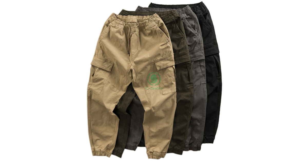 black cargo joggers mens streetwear look