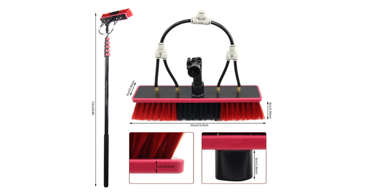 Durable telescopic rod for home cleaning