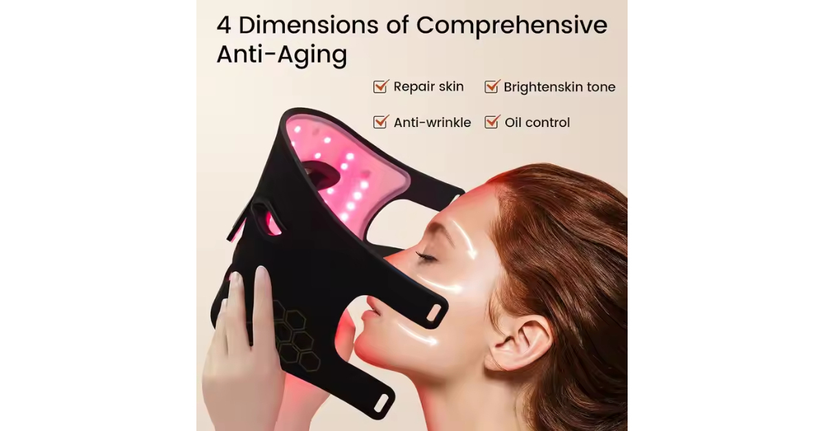 Red light therapy for anti-aging at home