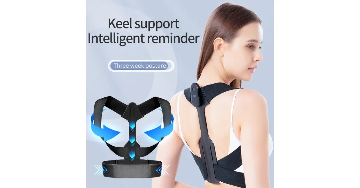 Smart Posture Corrector with Vibration Reminder – Adjustable Back Brace for Men & Women - vitaliqa