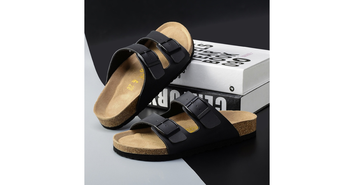 white birkenstock sandals fashion trend