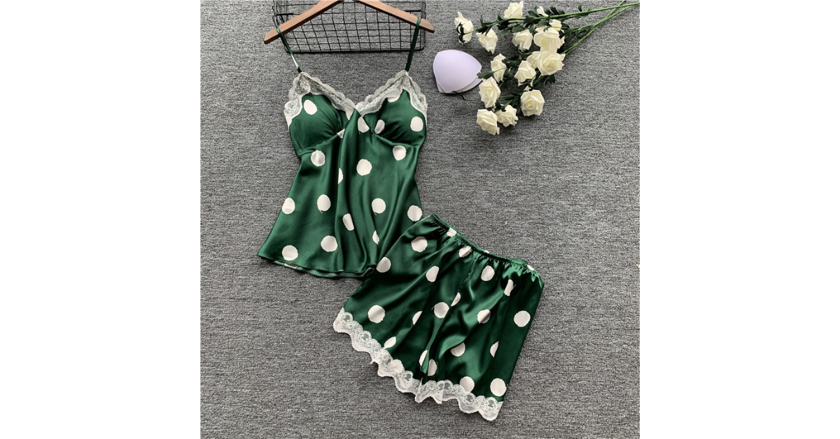 Pajama shorts mid-rise waistband