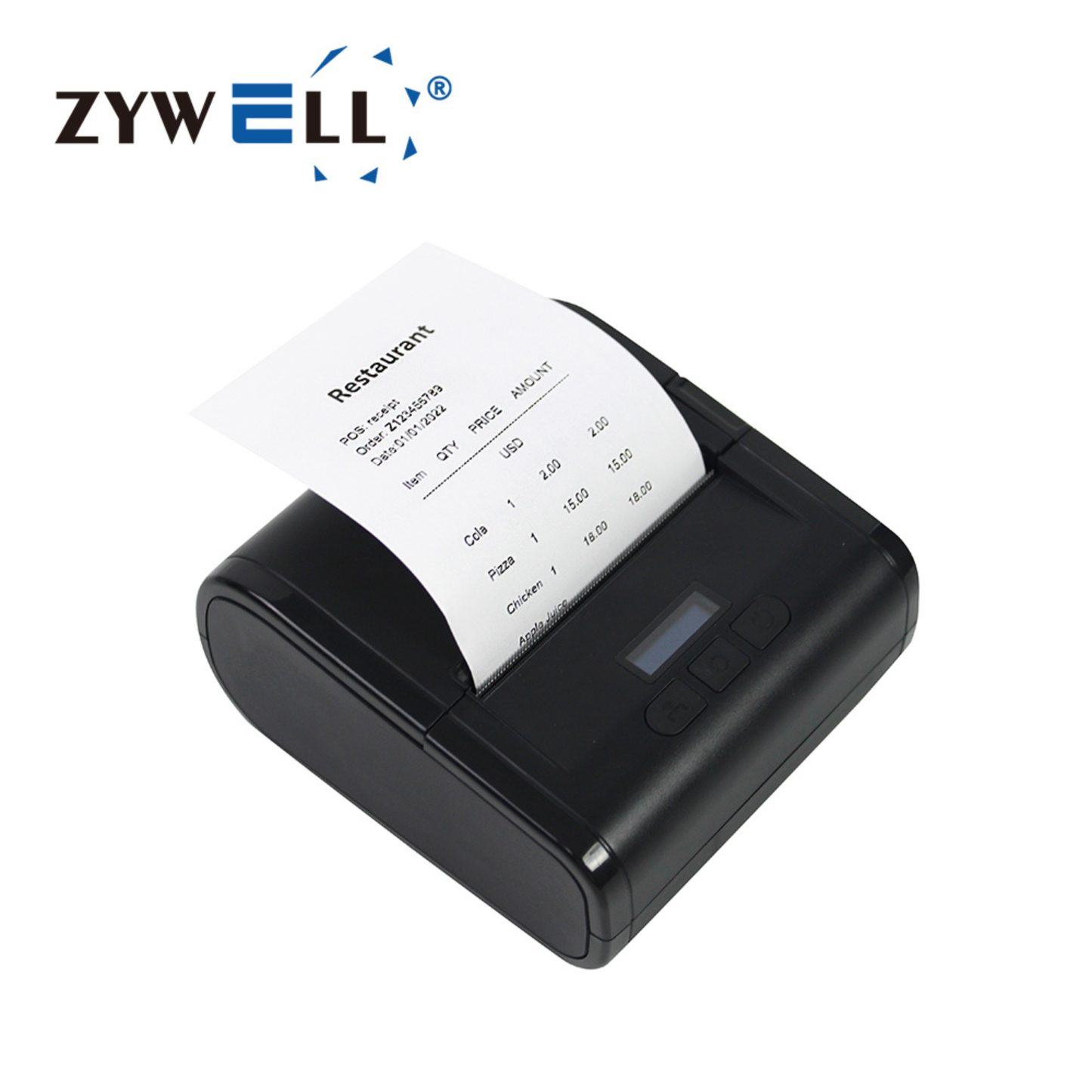 Rechargeable air quality monitor with built-in battery used as a portable indoor pollution monitor for different locations