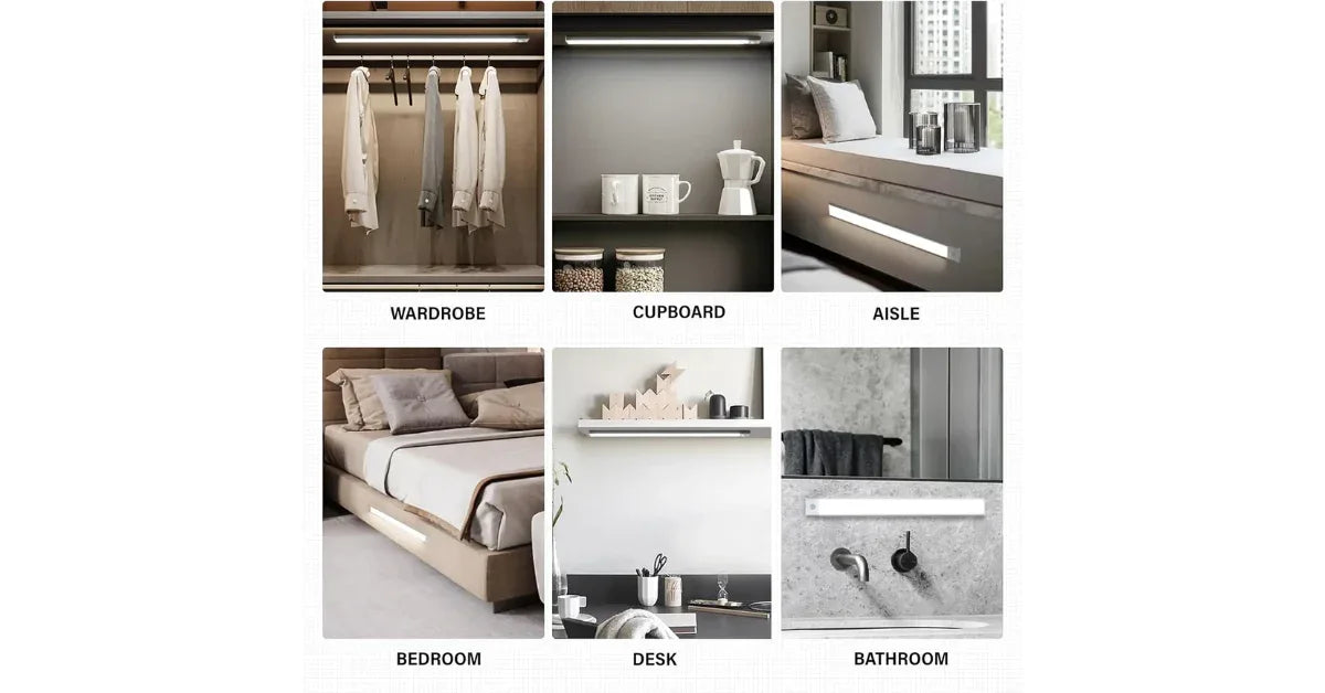 USB Rechargeable Magnetic Wall Motion Sensor Night Lamp – Indoor LED Light - vitaliqa