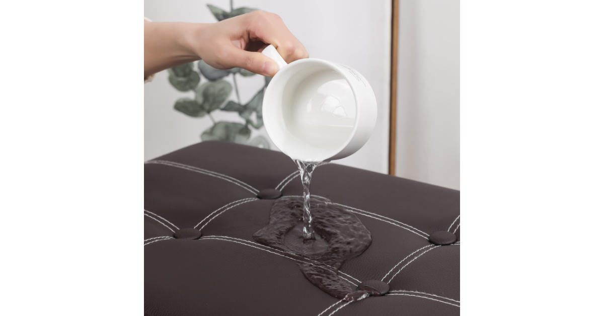 foldable storage ottoman seat