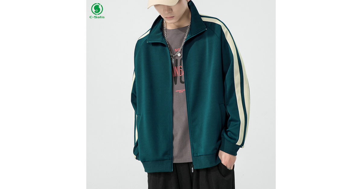 black track jacket mens style