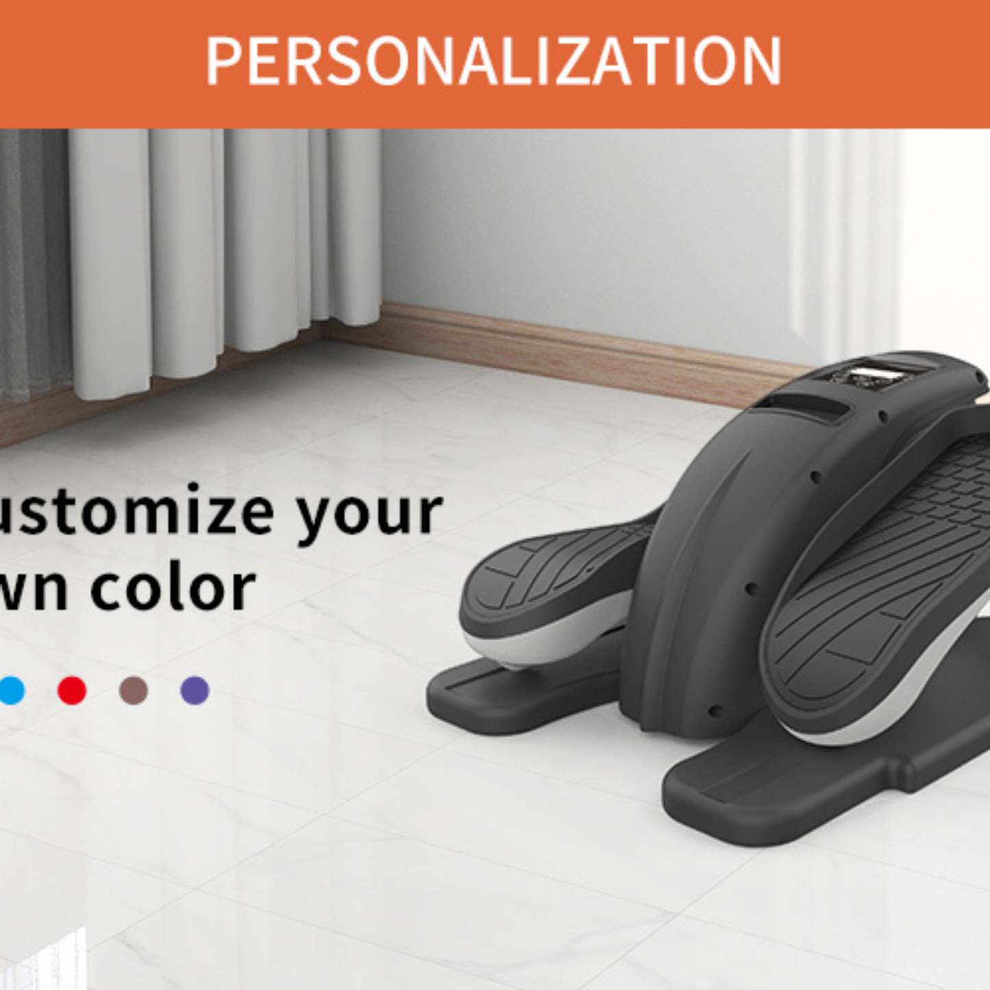 Electric pedal exerciser for seniors home use