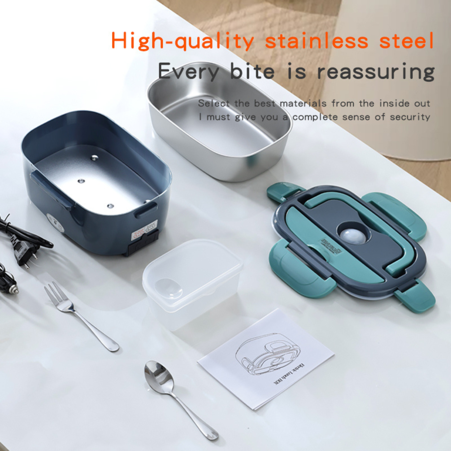 Fast heating electric lunch box heater 220V for office and home use
