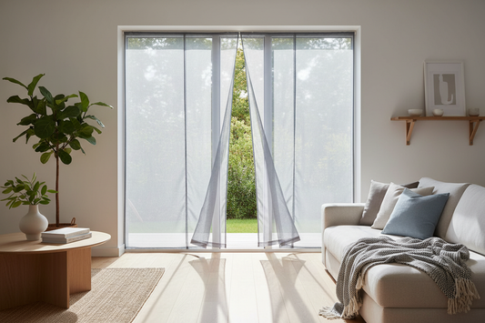 sliding mesh door for balcony