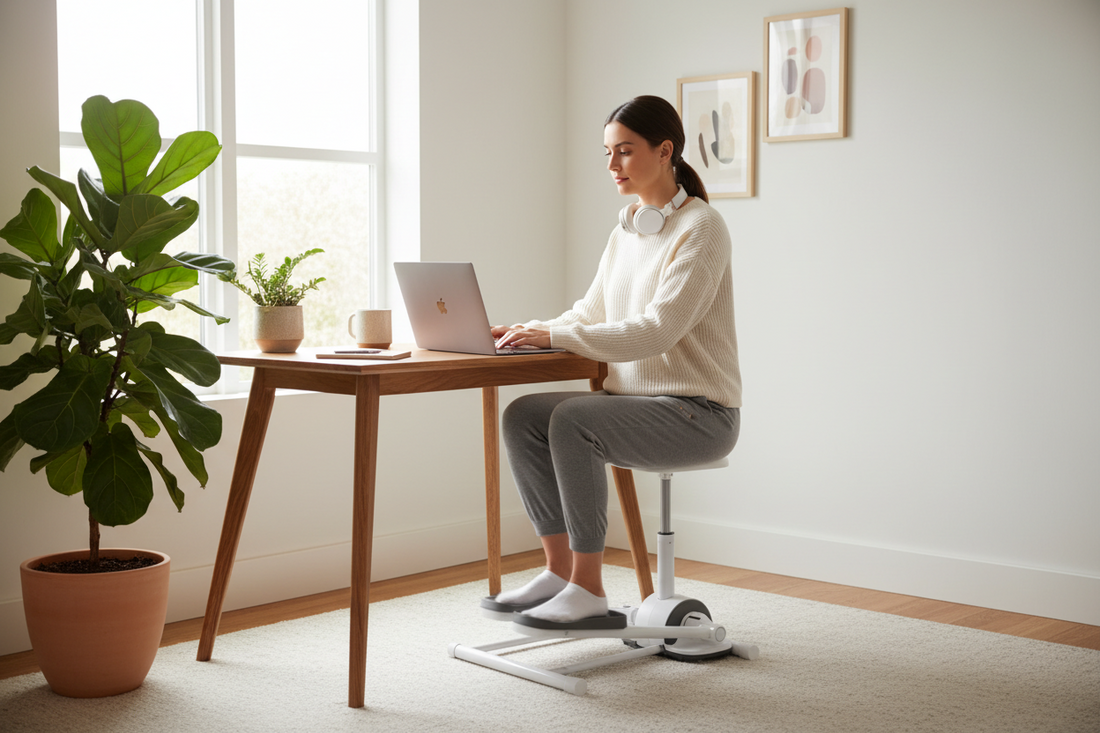 Compact elliptical machine for small apartment fitness