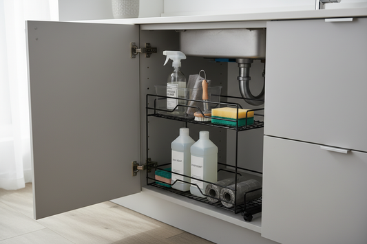 kitchen cabinet storage under sink