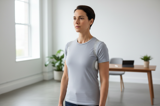 posture trainer used in office environment