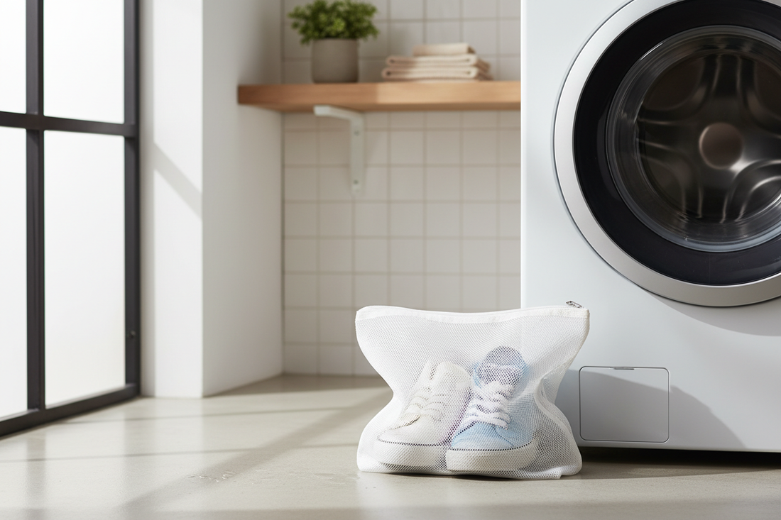 durable polyester shoe laundry bag