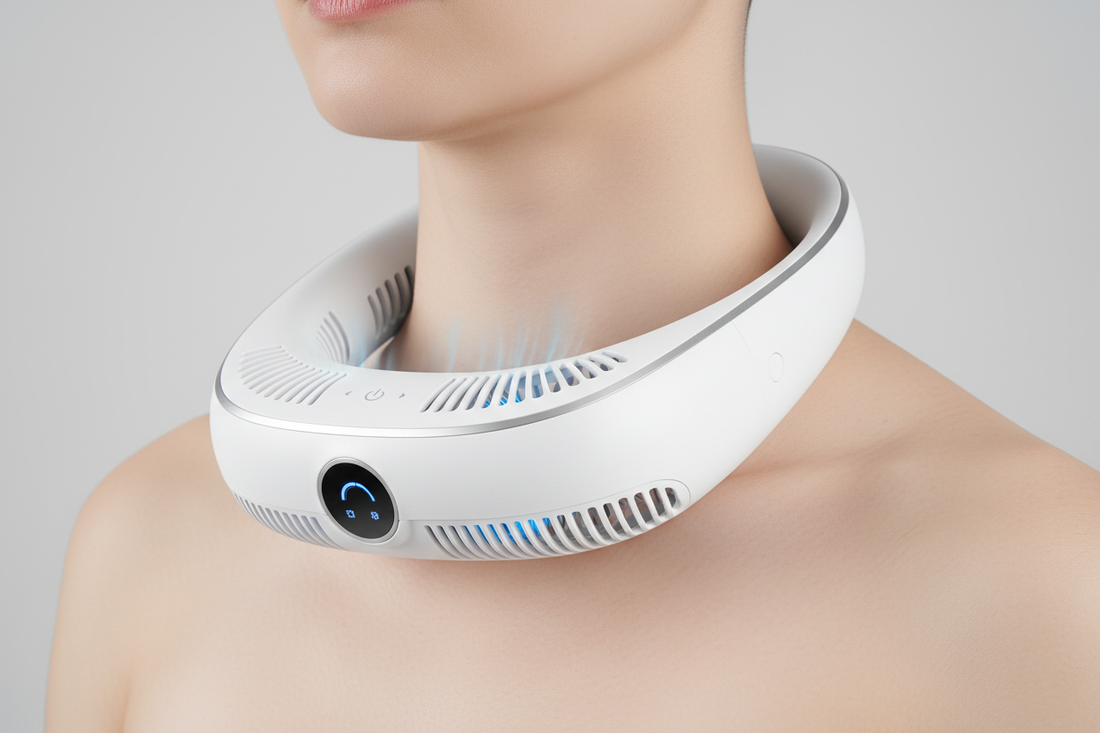 portable fan for camping wearable
