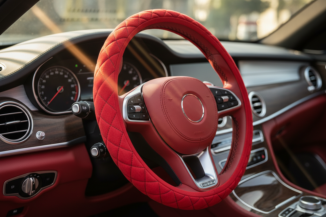 Upgrade Your Drive: Leather Steering Wheel Wrap for Comfort & Style - vitaliqa