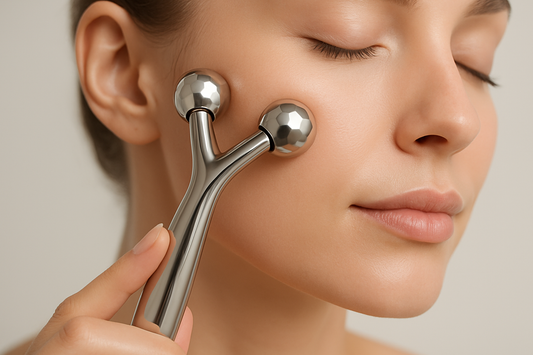 Daily Face Roller Massage – Stress Relief & Radiant Glow