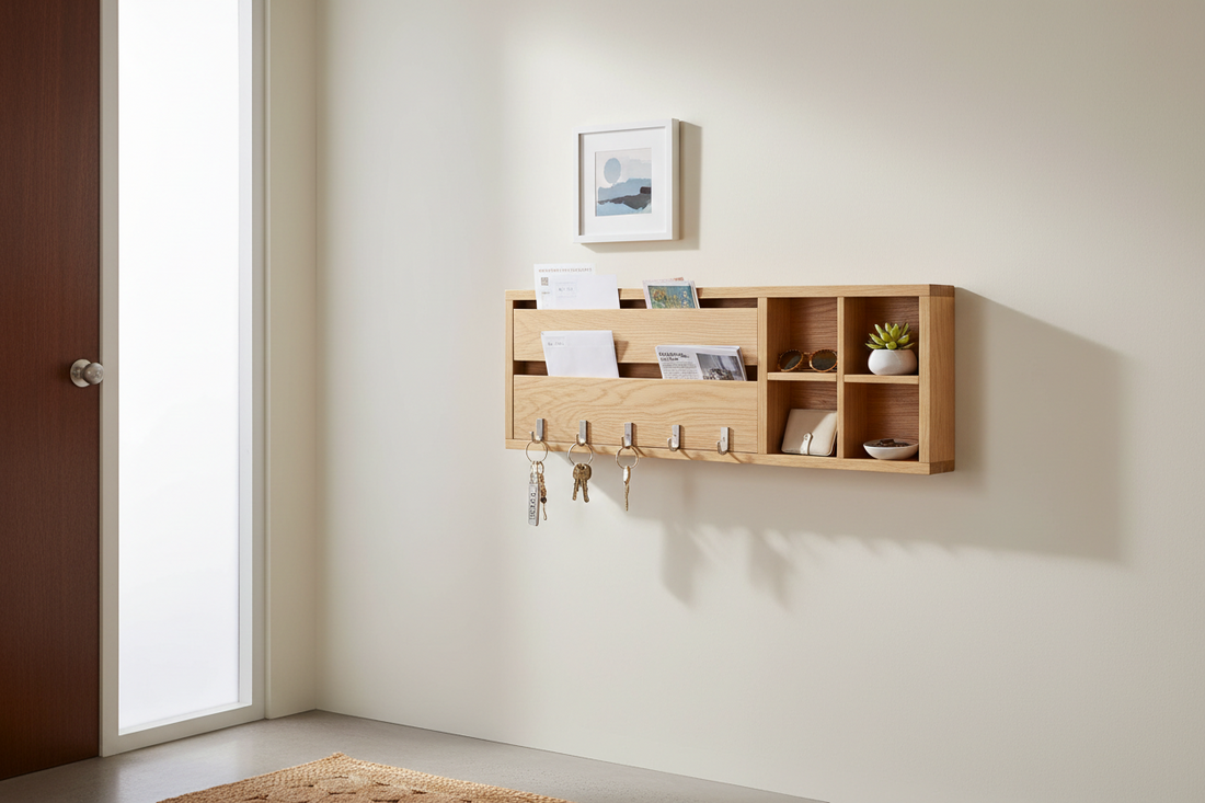 home entryway key holder rack