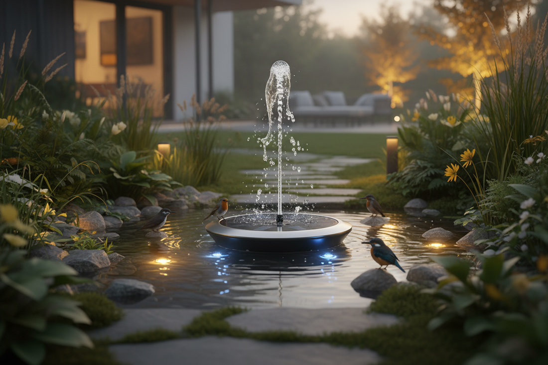 LED Floating Solar Water Pump 3.5W – Garden, Pool & Pond Fountain System - vitaliqa