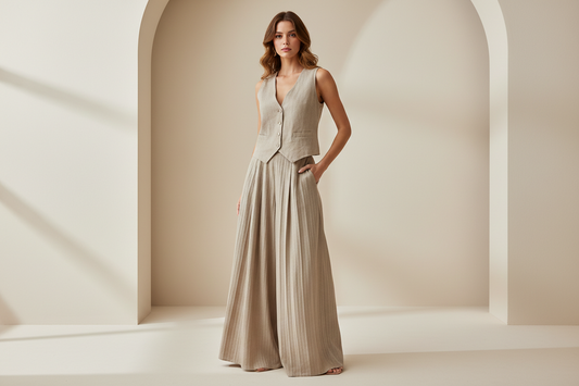 flowy beach pants outfit