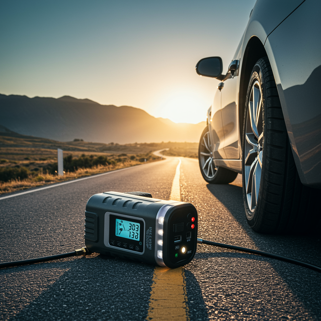 Mini Air Pump Portable – Emergency Tire Inflator & Travel Car Accessory 2025 - vitaliqa