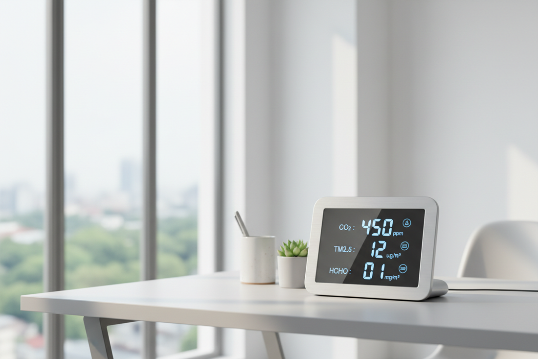 Indoor air quality monitor detecting mold risk