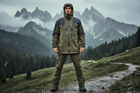 Breathable fabric close-up for outdoor activity