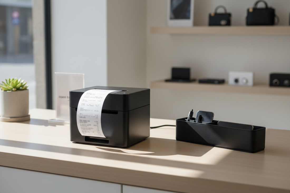 compact desktop thermal printer for retail