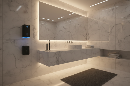 Wall mounted automatic toothpaste dispenser