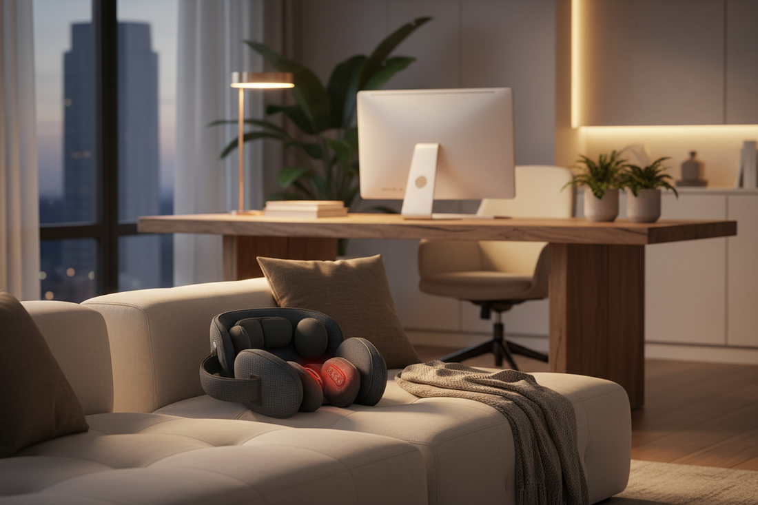Wellness massage cushion lifestyle photo