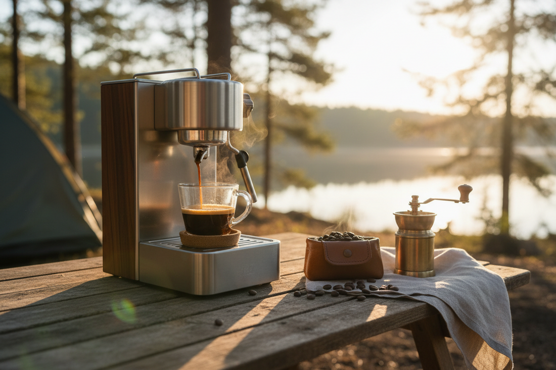 rechargeable portable espresso maker modern design