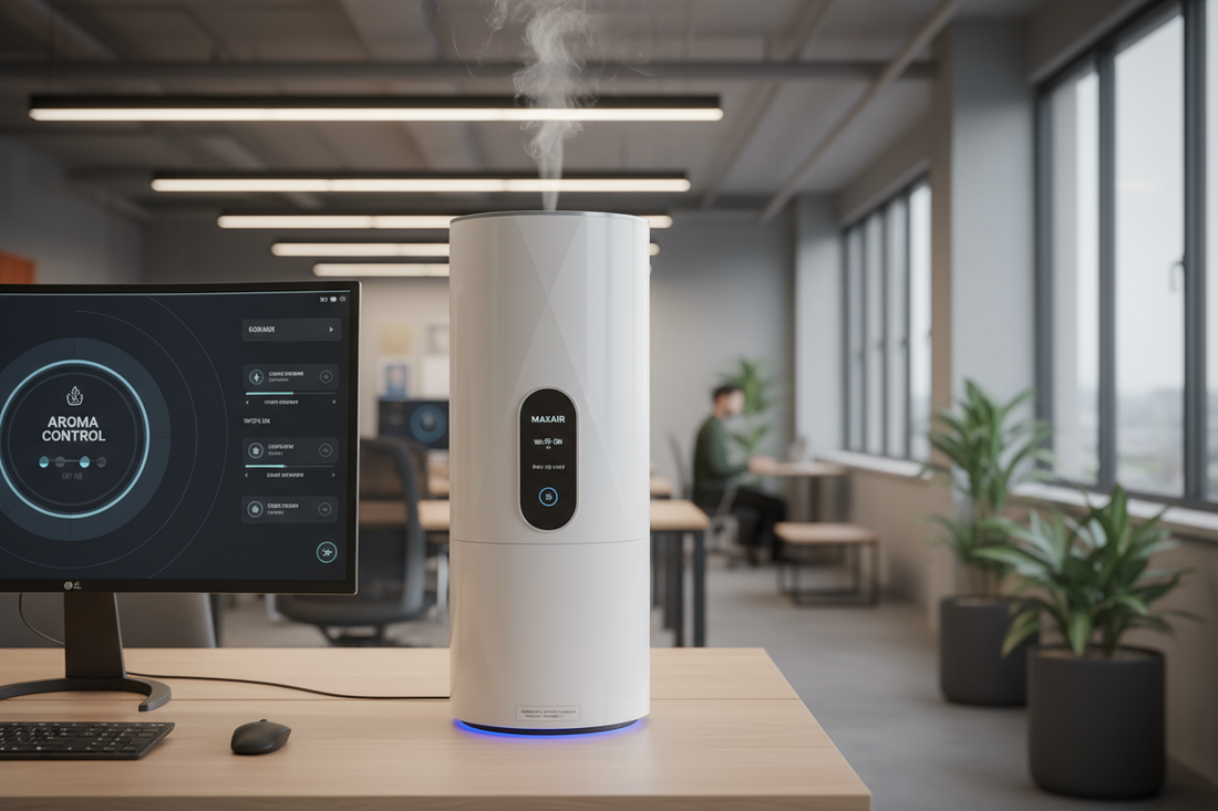 Best Smart Aroma Diffuser for Commercial Spaces | Maxair App Controlled - vitaliqa
