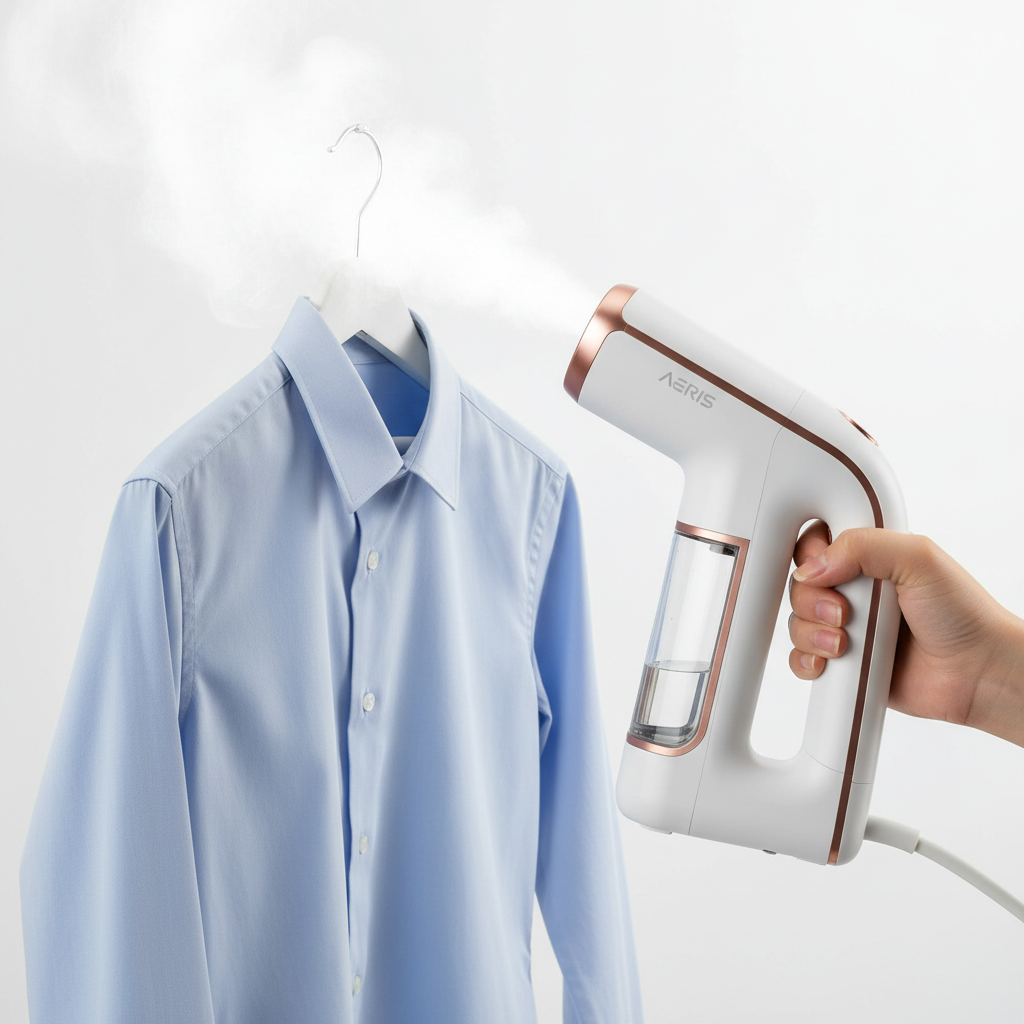 Electric handheld garment steamer steaming pants