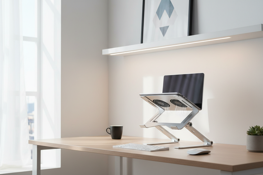 cooling laptop stand for long work sessions
