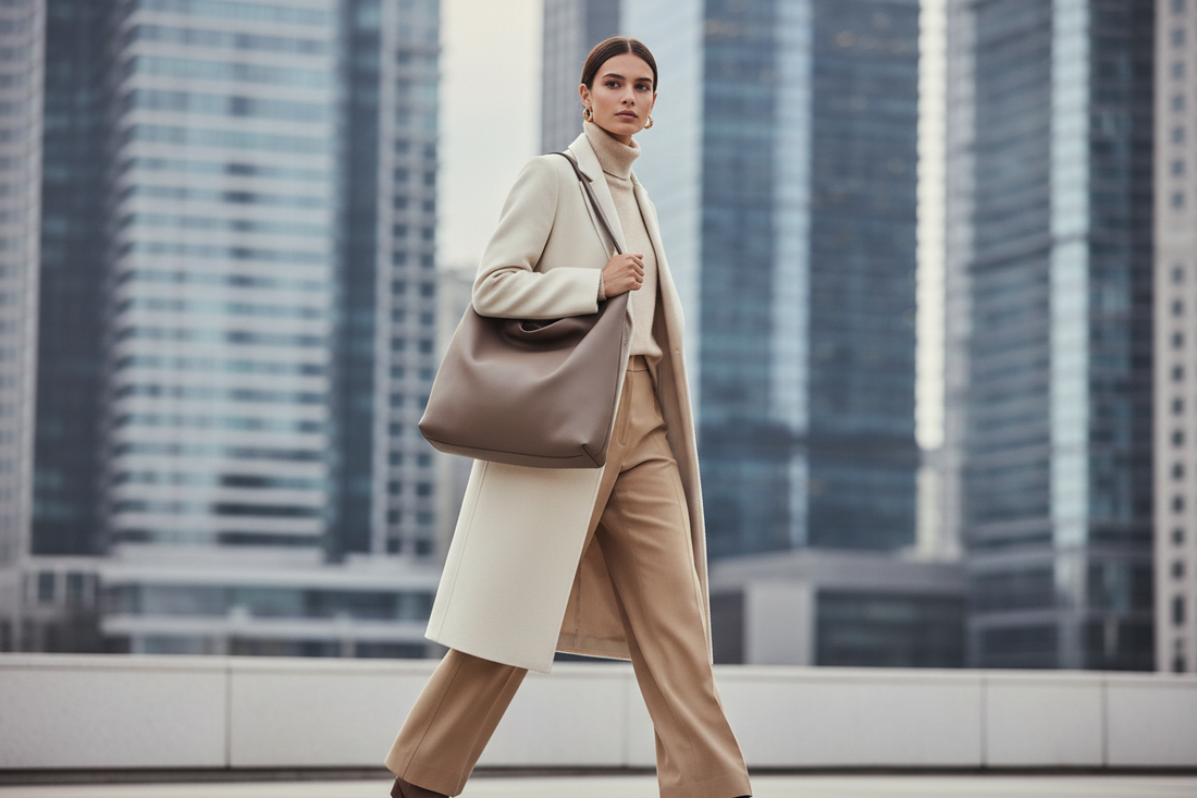 premium leather shoulder bag