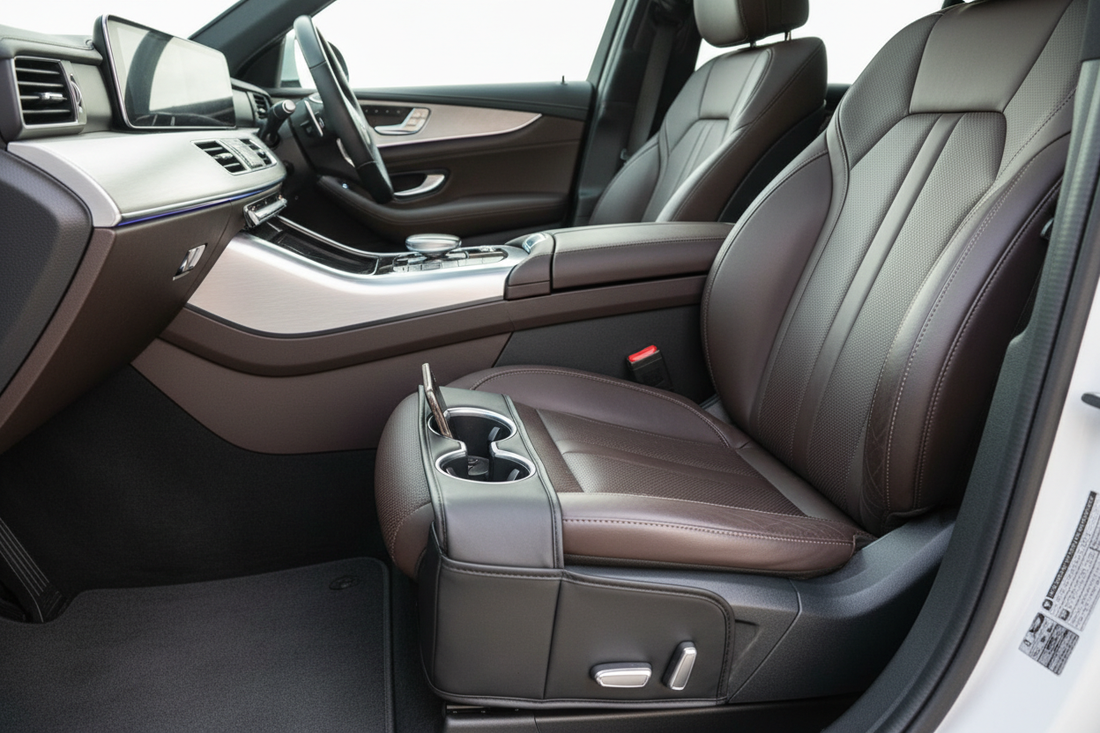 seat gap organizer between seat and console