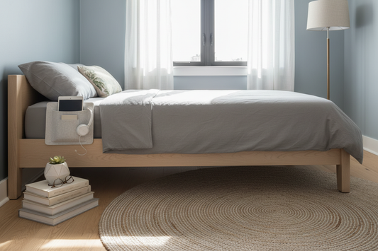 bedside caddy shelf modern design