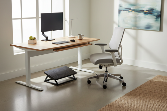adjustable height foot rest for office