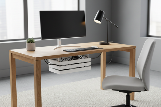 detachable cable management storage layers