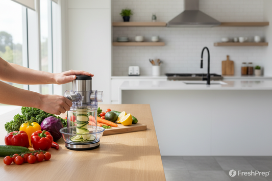stainless steel blade food chopper